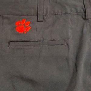 Grey COLUMBIA GOLF OMNI-WICK STABLEFORD MENS SHORTS. WAIST: 38 Grey CLEMSON 🐯